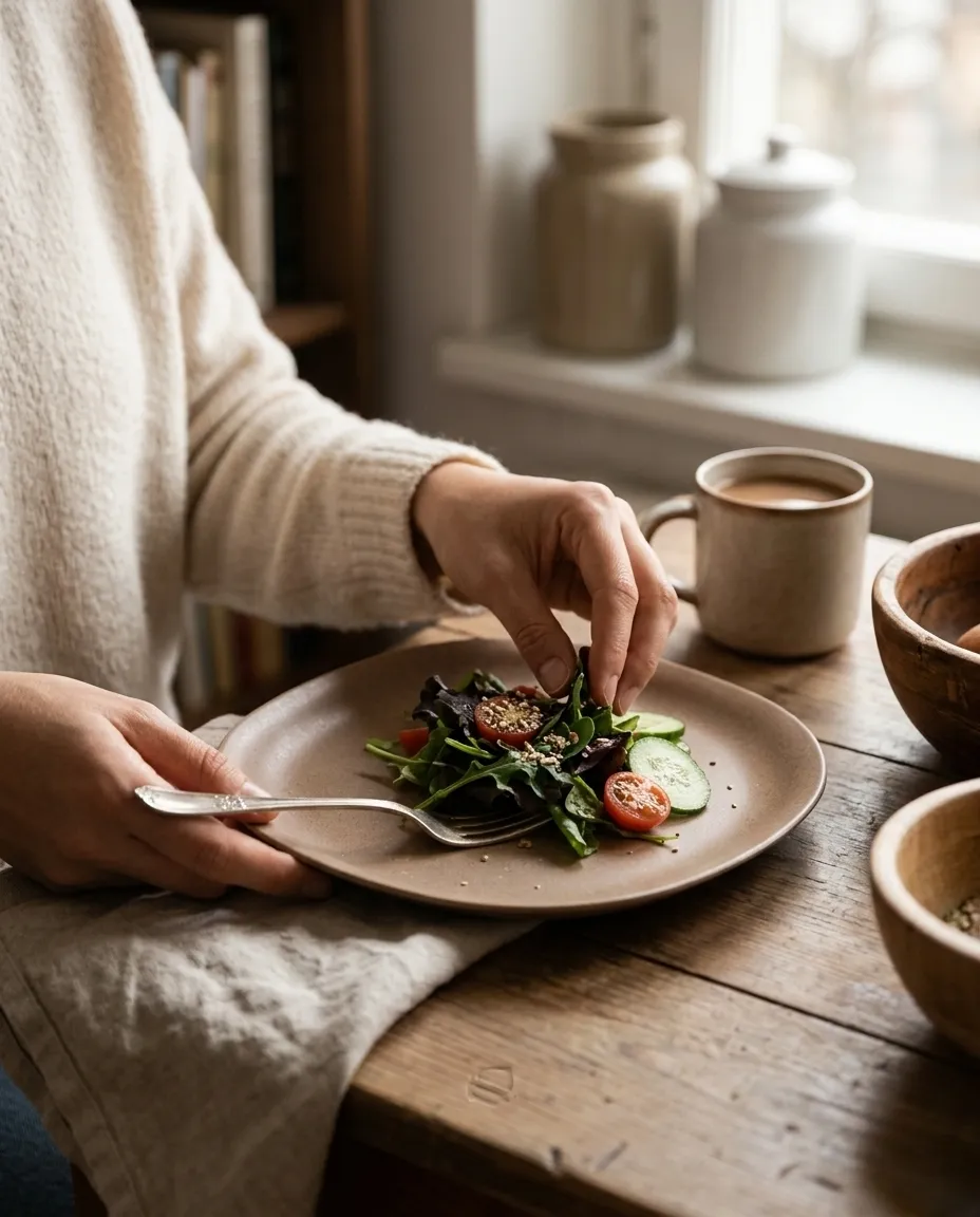 Eco-Friendly Rice Husk Dinner Plate - Brown - Image 3