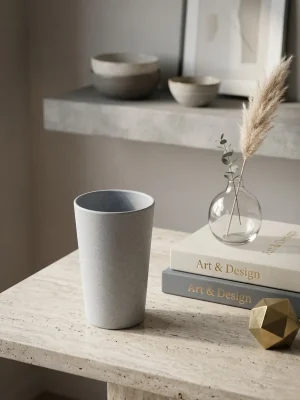 Eco-Friendly Rice Husk Drinking Tumbler - Blue