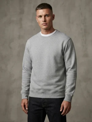 Urban Mens Lightweight Sweatshirt - Light Gray