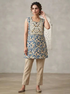 Comfortable Single Piece Women's Kurti for Everyday & Occasional Use  - Ancient Florals