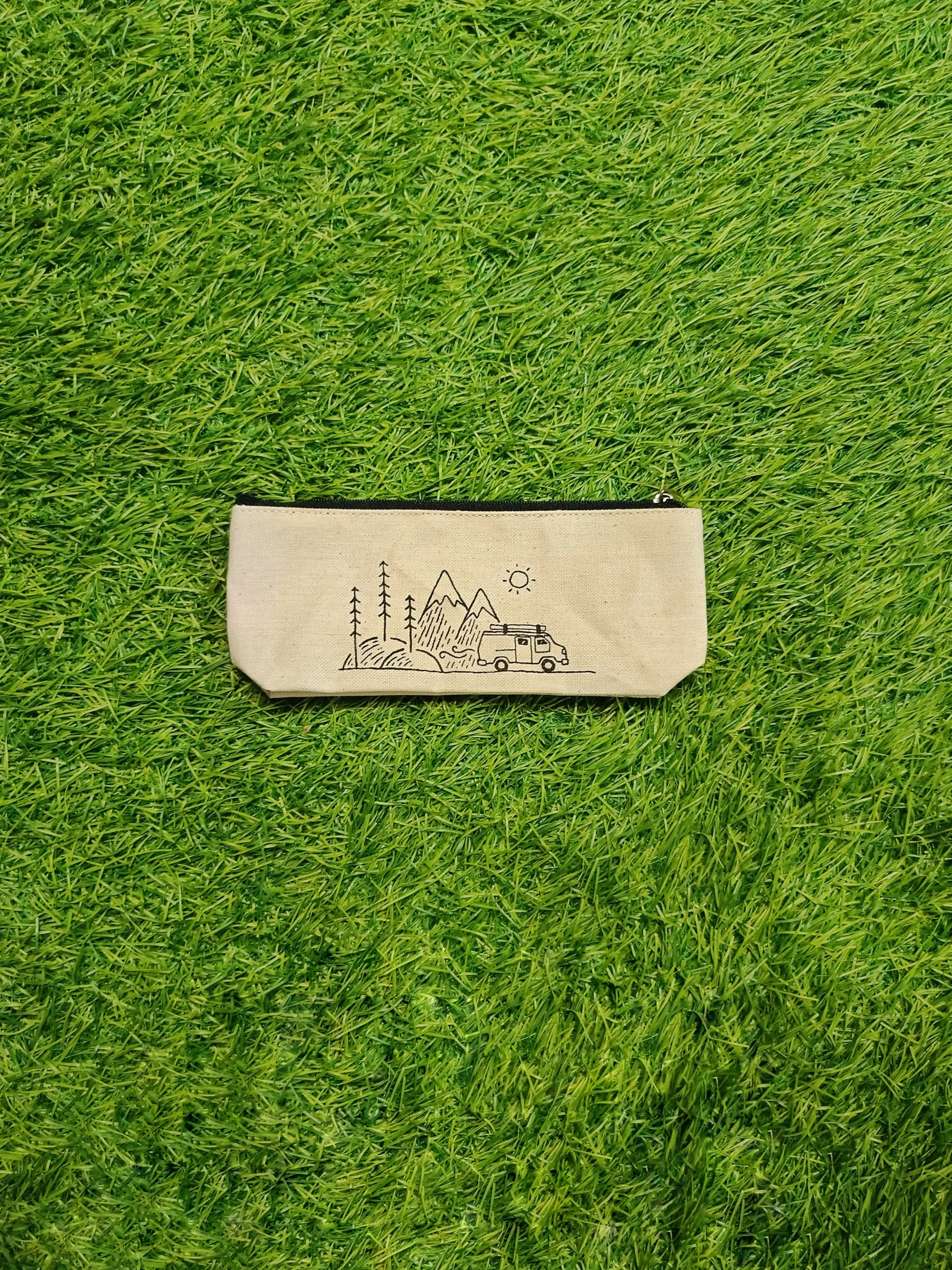 Adventure pencil pouch bag - Mountains