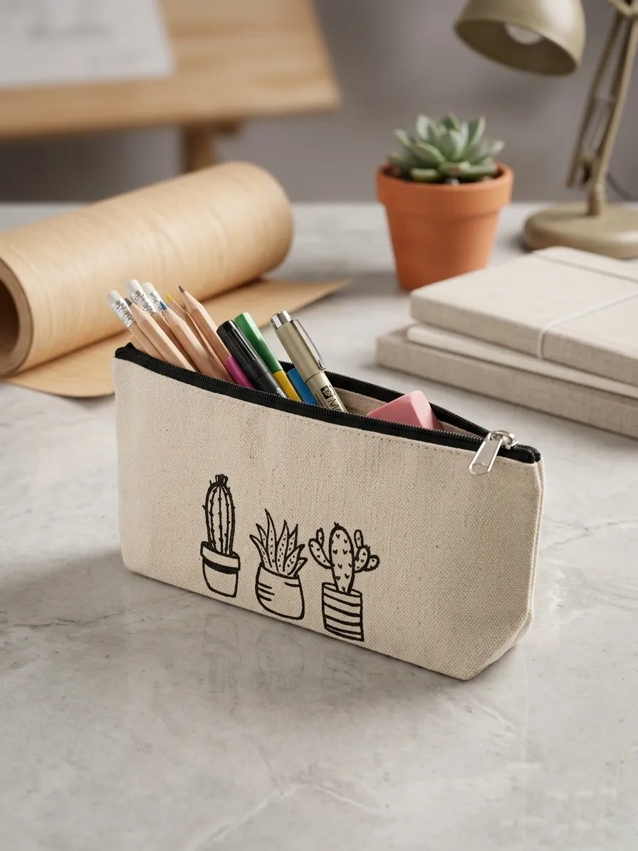 Adventure pencil pouch bag - Cactus - Image 3
