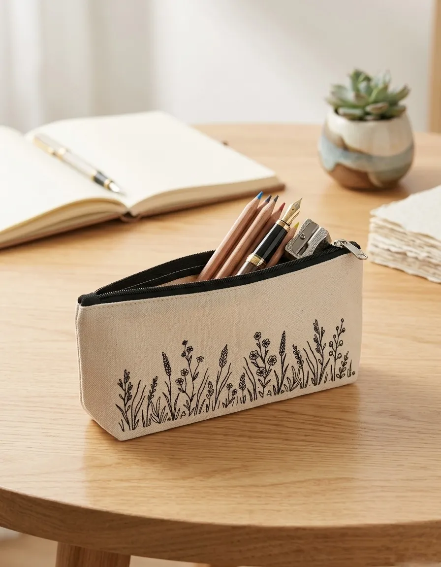 Adventure pencil pouch bag - Plants - Image 2