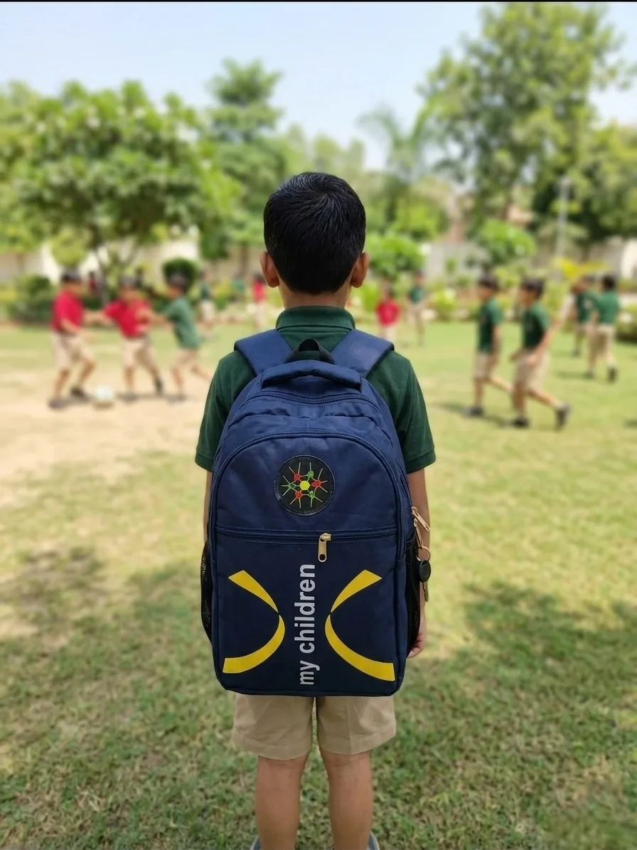 Everyday school backpack - Blue - Image 2