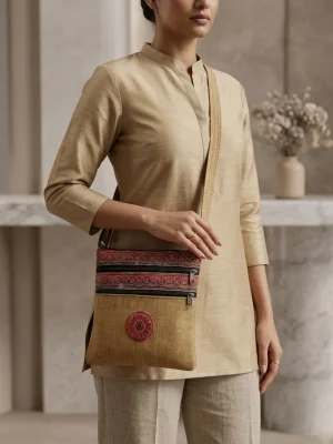Elegant Women's Leather & Rexine Handbag for Everyday Style and Comfort - Golden Yellow