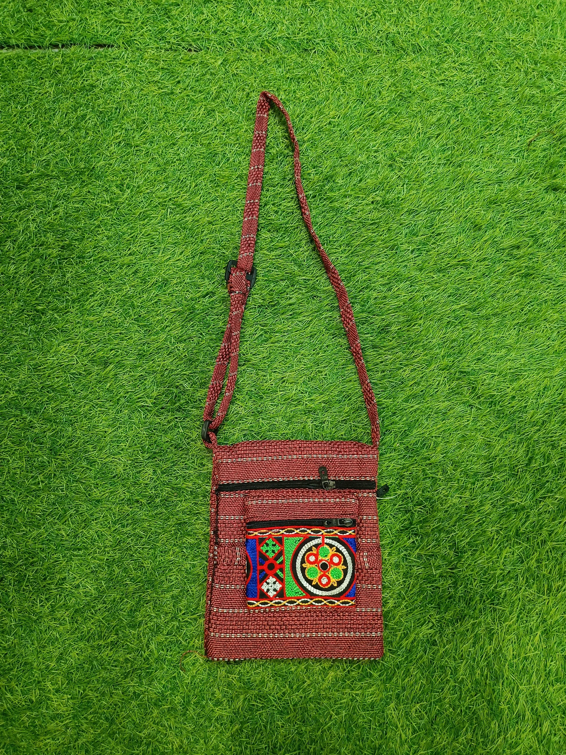 Handcrafted Women's Jute Handbag for Everyday, Shopping & Casual Outings - Rouge Pink - Image 2