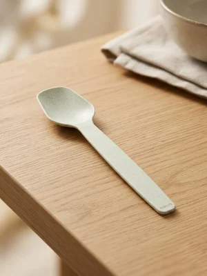 Eco-Friendly Rice Husk Serving Spoon