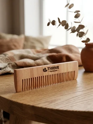 Natural Wooden Hair Comb for Daily Use