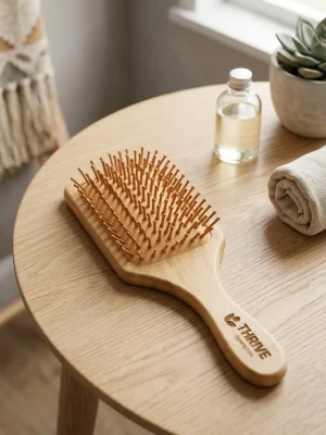Natural Wooden Paddle Hair Brush for Daily Use