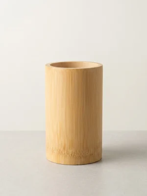 Bamboo Cylindrical Pen Holder