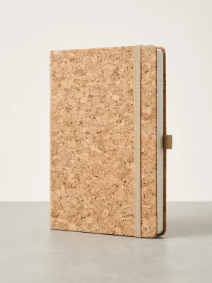 Cork Cover Diary with Elastic Closure