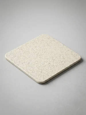 Rice Husk Tea Coaster - Off White