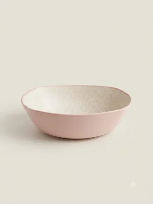 Eco-Friendly Pink Round Serving Bowl