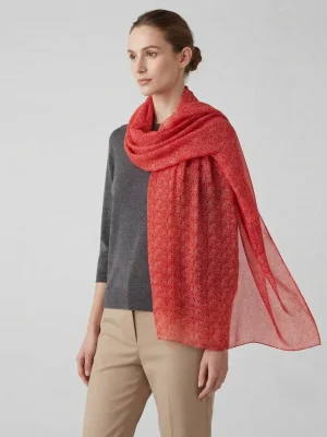 Premium Pure Rayon Scarf for Women | Soft and Lightweight Everyday Fashion Accessory - Red
