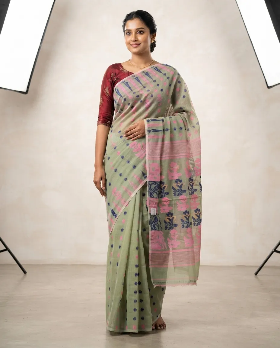 Cotton Saree with Comfortable Draping and Traditional Everyday Styling for Casual Wear and Regular Occasions