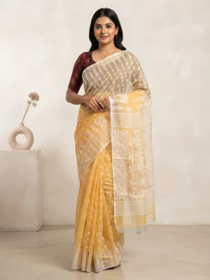 Cotton Saree with Comfortable Drape and Practical Traditional Styling for Everyday Use and Casual Occasions