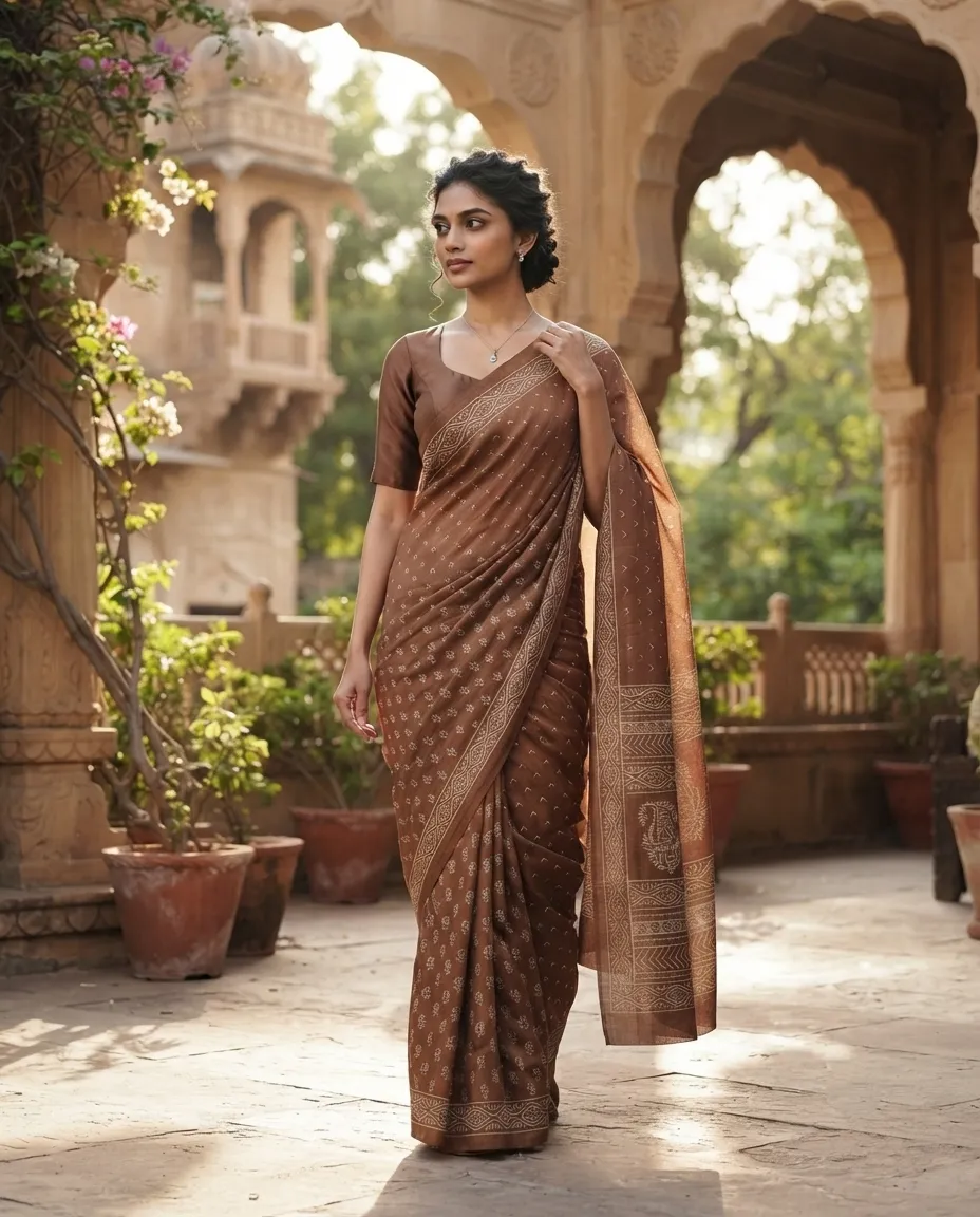 Silk Saree with Smooth Draping and Traditional Appearance for Festive Celebrations, Family Functions and Special Events - Image 2