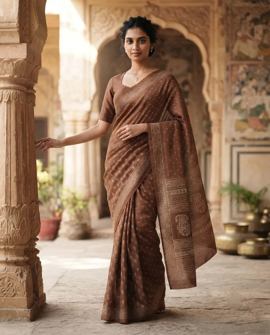 Silk Saree with Smooth Draping and Traditional Appearance for Festive Celebrations, Family Functions and Special Events - Image 3