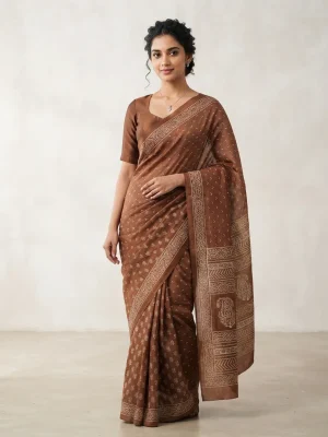Silk Saree with Smooth Draping and Traditional Appearance for Festive Celebrations, Family Functions and Special Events
