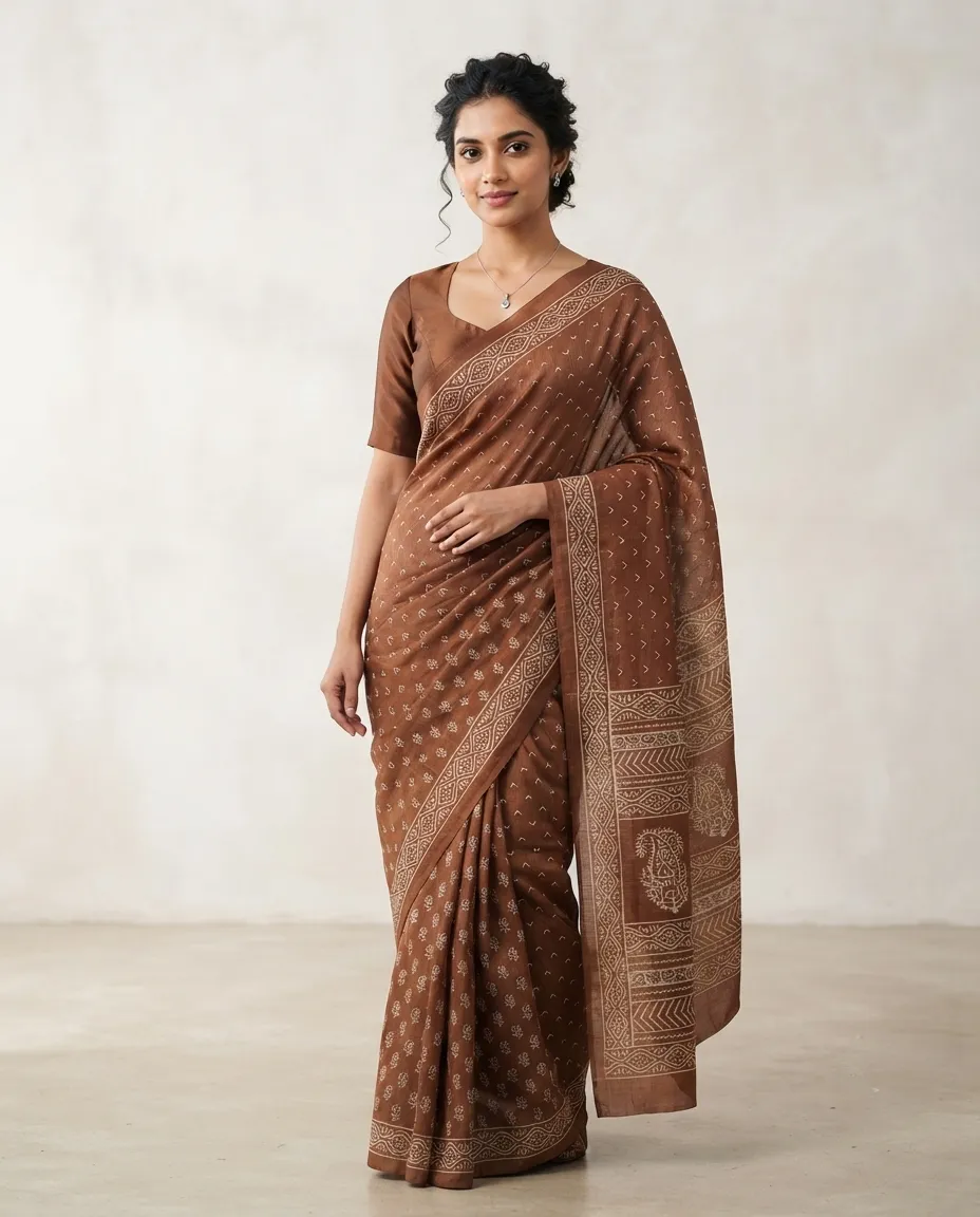 Silk Saree with Smooth Draping and Traditional Appearance for Festive Celebrations, Family Functions and Special Events