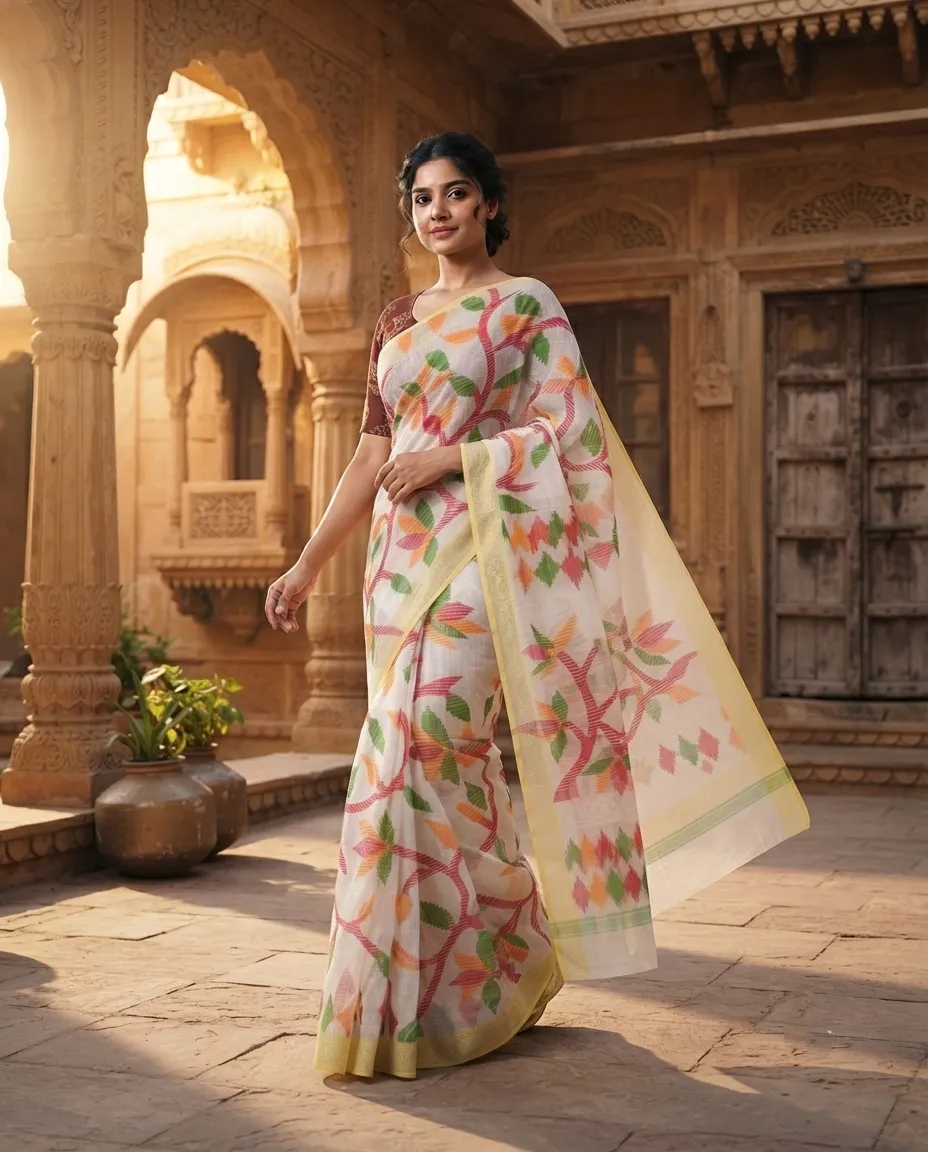 Silk Saree with Smooth Fabric Feel and Traditional Styling for Festive Wear, Family Functions and Special Occasions - Image 2