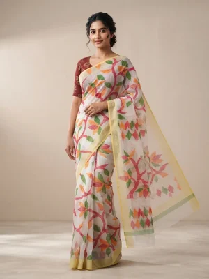 Silk Saree with Smooth Fabric Feel and Traditional Styling for Festive Wear, Family Functions and Special Occasions