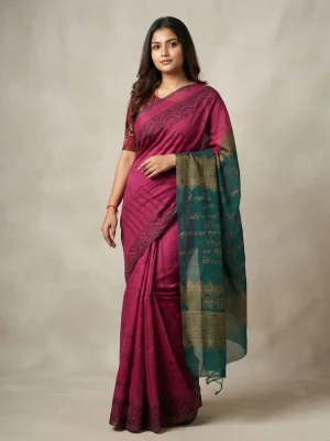 Cotton Saree with Comfortable Fabric and Easy Draping for Everyday Wear, Casual Gatherings and Traditional Occasions