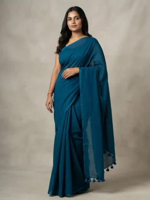 Pure Handloom Saree with Traditional Weave Character and Comfortable Draping for Cultural Occasions and Traditional Wear